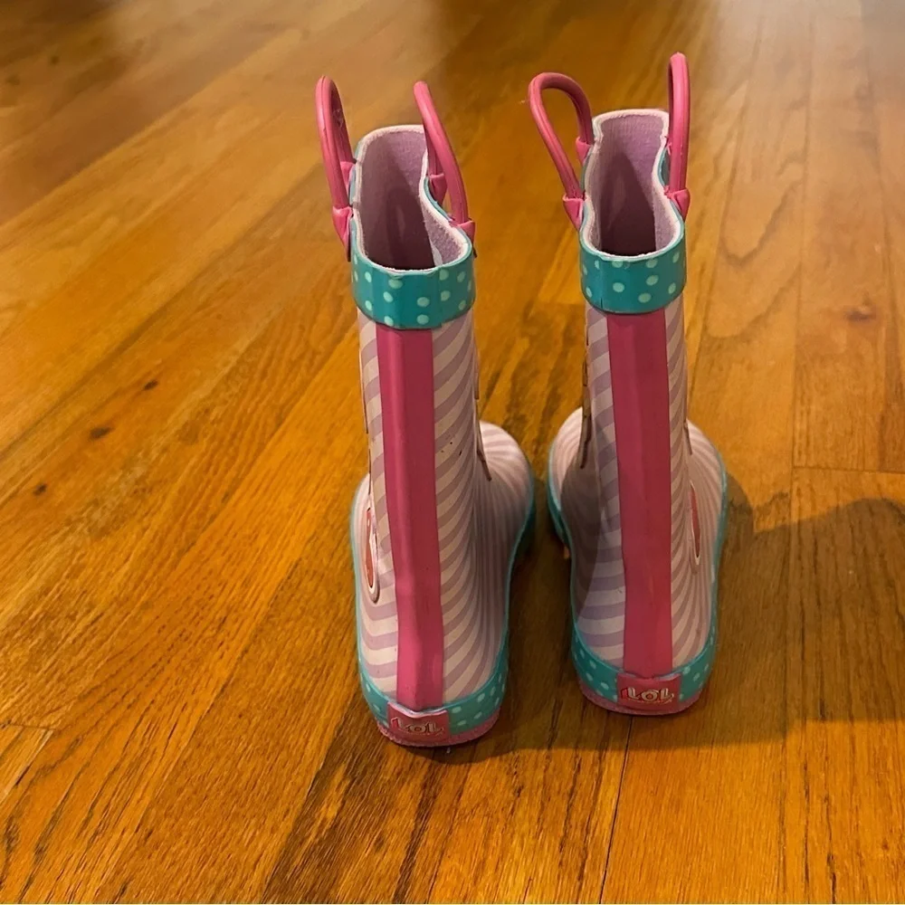L.O.L. Surprise! Girls Rainboots, Fancy and Fresh, 100% Rubber, Waterproof